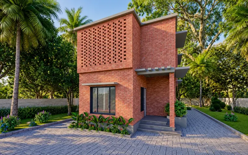 Mr. Shanavas – ongoing construction project in Paravoor, Alappuzha by LAKSHYA Constructions & Interiors